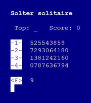 Solter Solitaire
