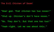 The Evil Chicken of Doom