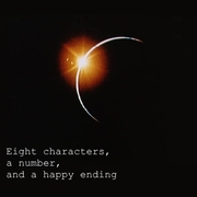 Eight characters, a number, and a happy ending