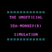 The Unofficial Sea-Monkey(R) Simulation
