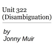 Unit 322 (Disambiguation)